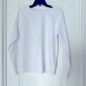 Women's Time and Tru White Crewneck